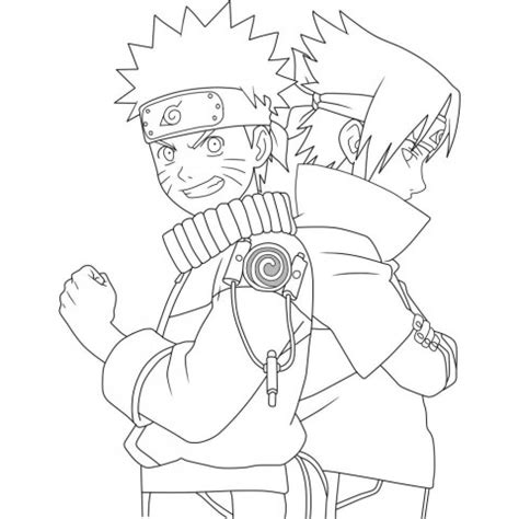 dessin de naruto et sasuke facile|Coloriage naruto : tous les dessins à imprimer 